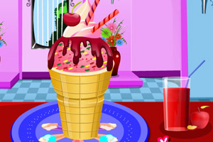点缀美味冰淇淋