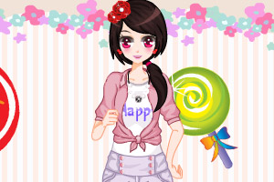 棒棒糖萌妹