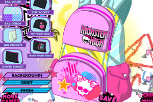 设计怪物高中新书包