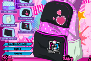 设计怪物高中新书包