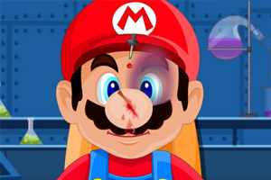 马里奥头部外伤