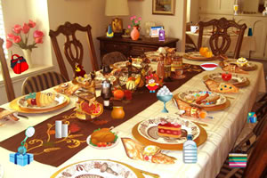 感恩节晚会找东西