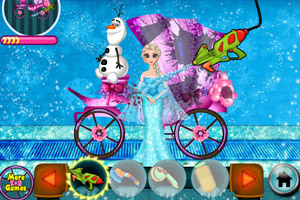 艾莎清洗运输车