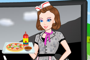 50年代餐厅女郎