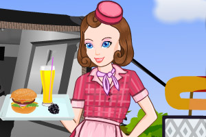 50年代餐厅女郎