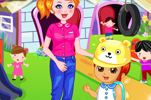 朵拉准备去上学