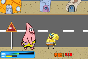 海绵宝宝偷偷放屁