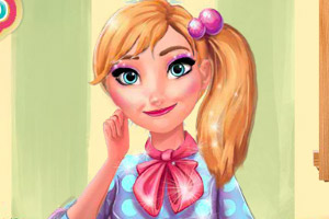 安娜高中生装扮