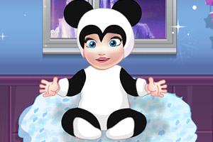 艾尔莎宝贝要洗澡