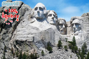 拉什莫尔山找字母