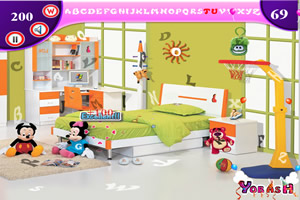 宝贝房间里的字母