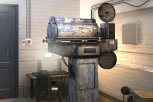 逃脱电影放映室