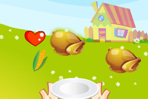 捉住感恩节火鸡