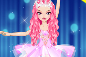 芭蕾舞女演员美发