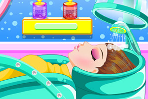 芭蕾舞女演员美发