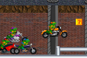 忍者神龟摩托大赛