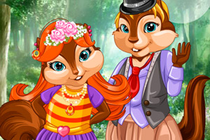 花栗鼠森林约会