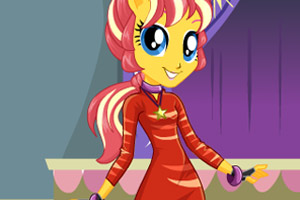 彩排现场的女孩