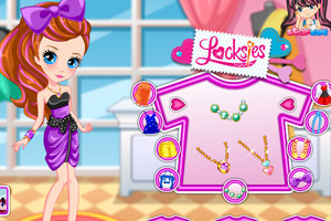 可爱女孩米奇装