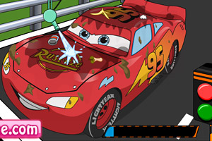 闪电麦昆赛车清洗