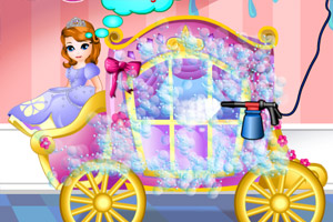 索菲亚公主洗车