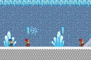 圣诞小子过冰洞