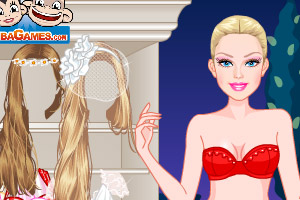 芭比复古新娘装