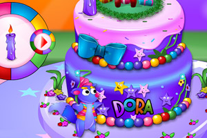 朵拉和好朋友蛋糕设计