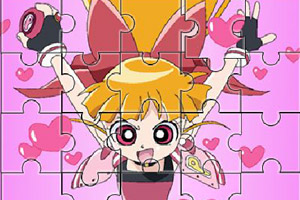 卡通拼图小游戏