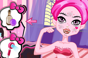 怪物女孩旅行前美容