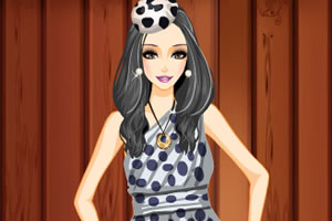 波尔卡圆点冬装