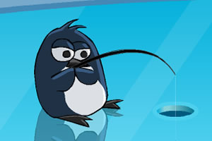 企鹅钓鱼