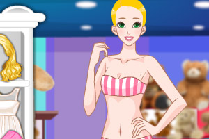 玩具店金发女孩