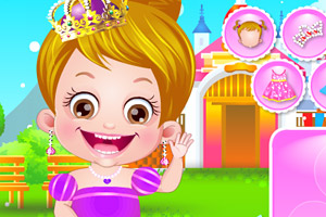 可爱宝贝扮公主