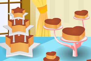 装饰完美婚礼蛋糕