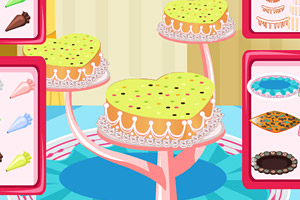 装饰完美婚礼蛋糕