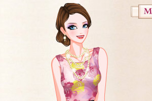 提花无袖紧身裙