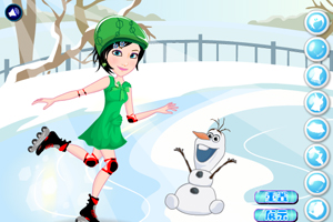 冰雪女王溜冰