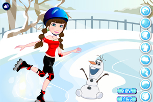 冰雪女王溜冰