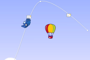 航空飞机送邮件