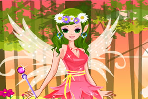 森林中的花仙子