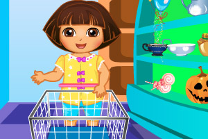 朵拉万圣节准备