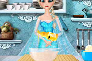 艾尔莎做苹果派