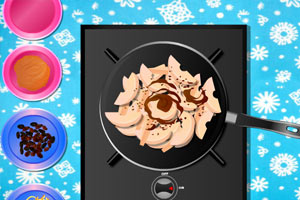 艾尔莎做苹果派