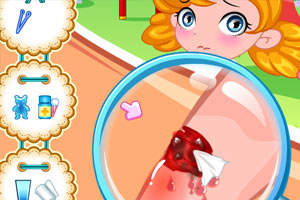 照顾受伤的宝贝