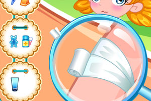 照顾受伤的宝贝