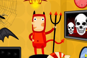 艾尔莎布置万圣节