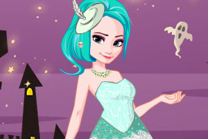 艾尔莎万圣节准备