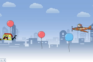 气球抢救海绵宝宝