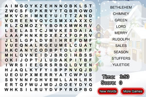 圣诞节找单词